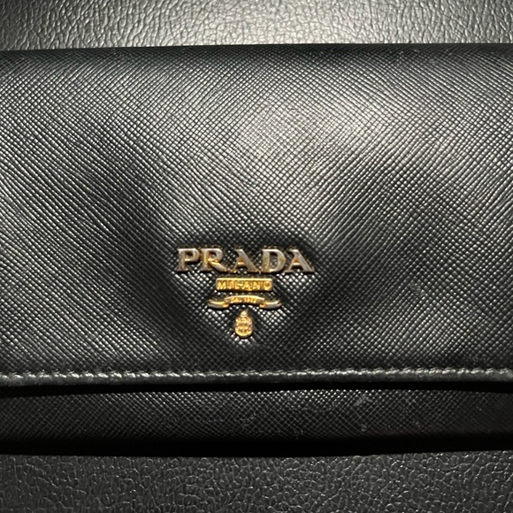 Black Multi-Color Prada Wallet - Picture 2 of 9